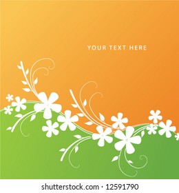 Abstract floral background
