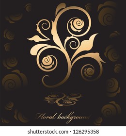 Abstract floral background