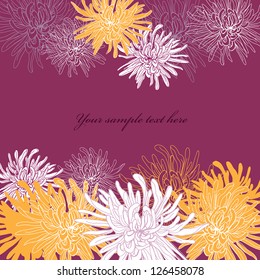 Abstract floral background