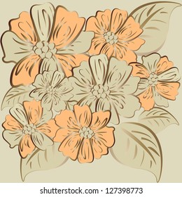 Abstract floral background