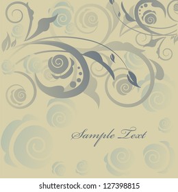 Abstract floral background