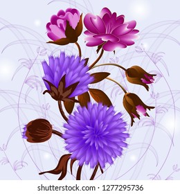 abstract floral background.