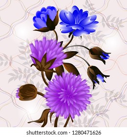 abstract floral background.