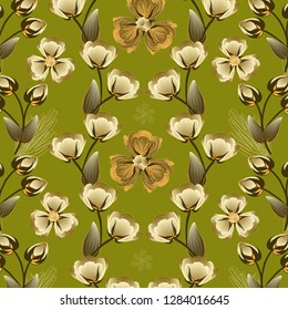  abstract floral background.
