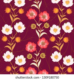  abstract floral background.