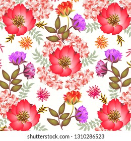 abstract floral background.
