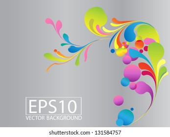 Abstract floral background.