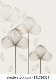 Abstract floral background.