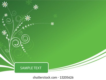 Abstract floral background