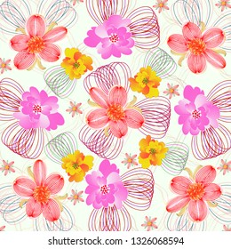 abstract floral background.
