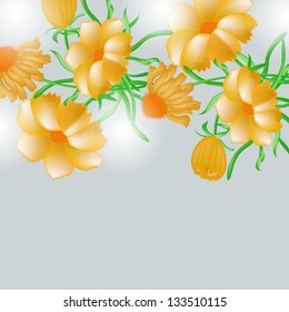 Abstract floral background.