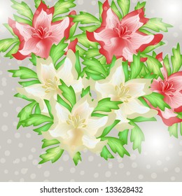  Abstract floral background.