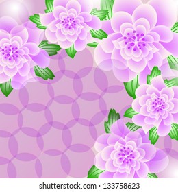 Abstract floral background.