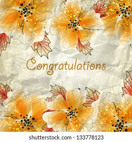 Abstract floral background