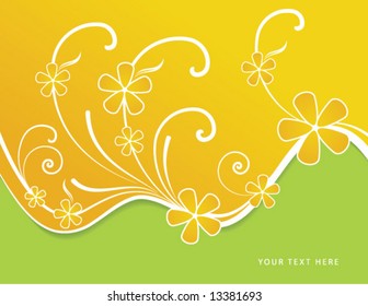 Abstract floral background