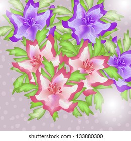 Abstract floral background.