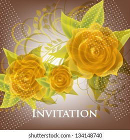 Abstract floral background
