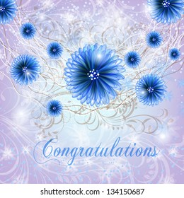 Abstract floral background