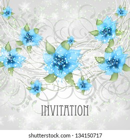 Abstract floral background