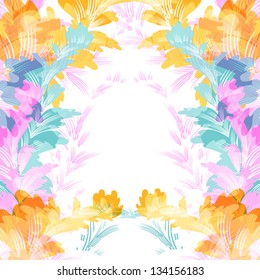 Abstract floral background