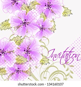 Abstract floral background