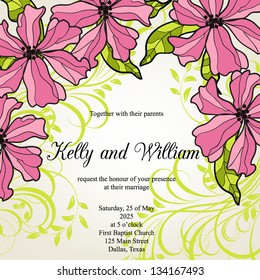 Abstract floral background