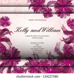 Abstract floral background