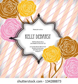 Abstract floral background