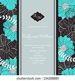 Abstract floral background