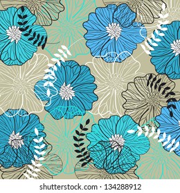 Abstract floral background