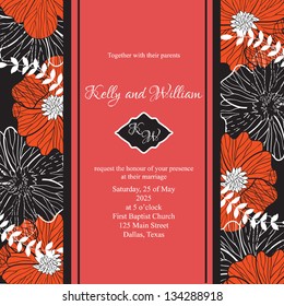 Abstract floral background