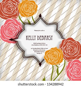 Abstract floral background