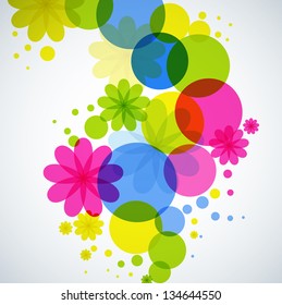 Abstract floral background