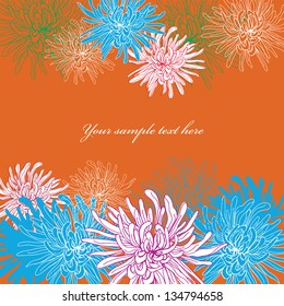 Abstract floral background