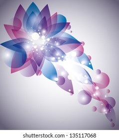 Abstract floral background