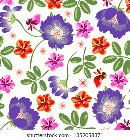  abstract floral background.