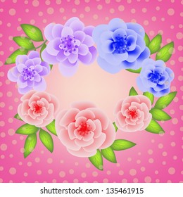Abstract floral background.