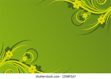 Abstract Floral Background