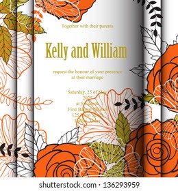 Abstract floral background