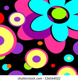 Abstract floral background