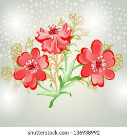 Abstract floral background.