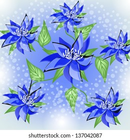  Abstract floral background.