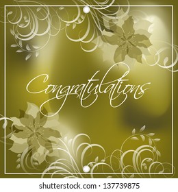 Abstract floral background