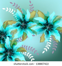 Abstract floral background