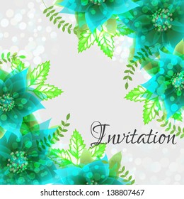 Abstract floral background
