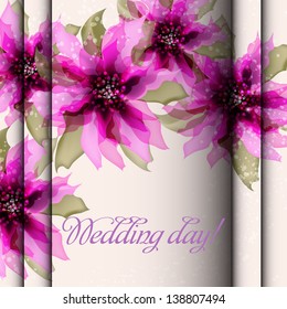 Abstract floral background