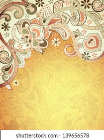 Abstract Floral Background