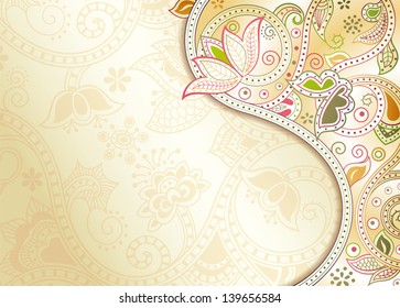 Abstract Floral Background
