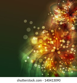abstract floral background