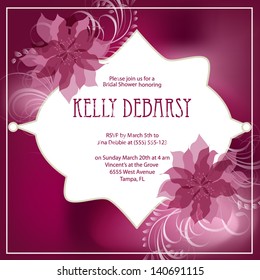 Abstract floral background